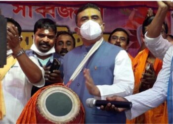 রাজনীতির কথা এড়িয়ে নন্দীগ্রামে হরিনাম মাহাত্ম্যের কথা শোনালেন শুভেন্দু