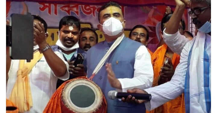 রাজনীতির কথা এড়িয়ে নন্দীগ্রামে হরিনাম মাহাত্ম্যের কথা শোনালেন শুভেন্দু