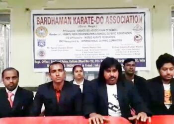 বর্ধমানের ক্যারাটে প্রশিক্ষনকারী সংস্থা ক্যারাটে-ডো অ্যাসোসিয়েশনের সাংবাদিক সম্মেলন