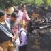 রান্নার গ্যাসের পাইপ লিক করে আগুন,পূর্বস্থলীতে ভস্মীভূত বাড়ি