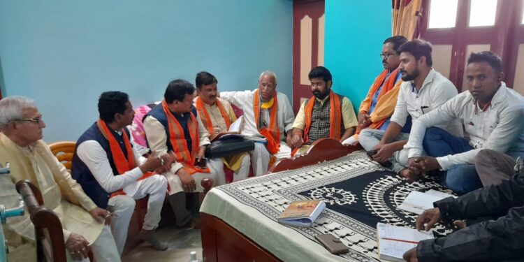 জেলার দলীয় নেতাদের সঙ্গে বিশেষ বৈঠকে  বিজেপির ওজিএস হরিয়ানা