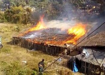 পূর্বস্থলী রেলস্টেশন চত্বরের সাইকেল স্ট্যান্ডে আগুন