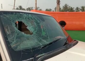 ডায়মন্ডহারবারে জেপি নাড্ডাসহ একাধিক বিজেপি নেতার কনভয়ে হামলার অভিযোগ