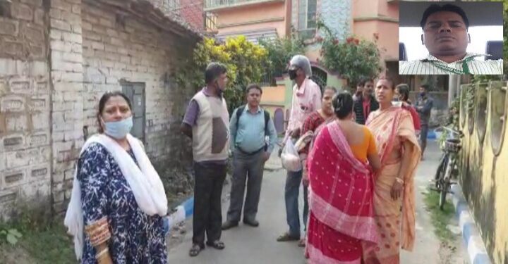 বেহালার পর্ণশ্রীতে ছাদ থেকে পড়ে মৃত্যু বাবার,আহত মেয়ে