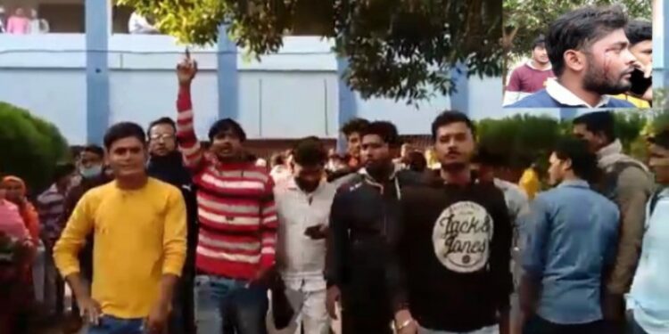 মালদায় সামসি কলেজ ক্যাম্পাসের মধ্যে  টিএমসিপি নেতার উপর হামলার অভিযোগ