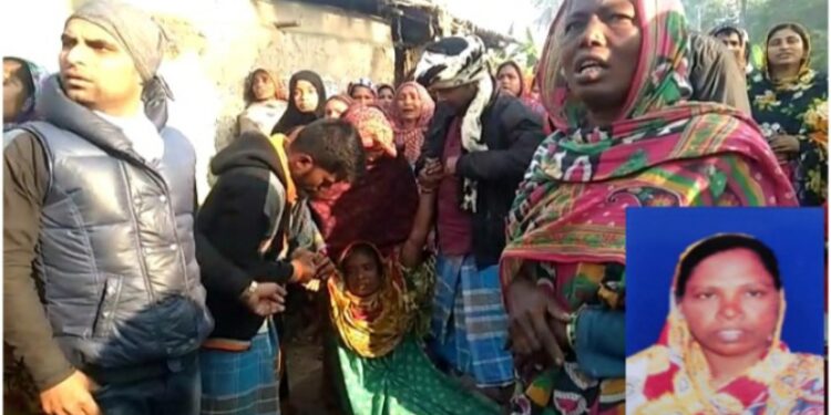 জয়নগরে লরির ধাক্কায় বধুর মৃত্যু,৩ লরিতে আগুন ক্ষিপ্ত জনতার