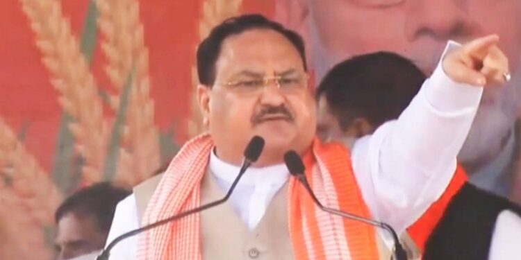 কাটোয়ার জনসভায় রাজ্যের শাসকদলকে  বেনজির আক্রমন জেপি নাড্ডার