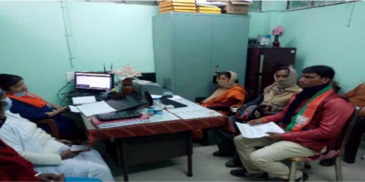 শিশু মৃত্যুর ঘটনায় ভাতাড় হাসপাতালে বিক্ষোভ বিজেপির