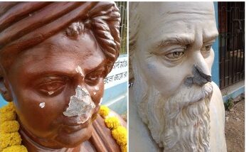 পূর্বস্থলীর স্কুলে মনীষীদের মূর্তি ভাঙচুর,চাঞ্চল্য