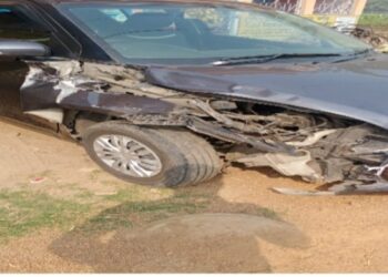 ভাতাড়ে মোটর ভ্যানে ধাক্কা গাড়ির,মৃত ১, আহত ৩