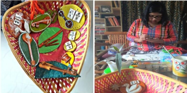 সরস্বতী পূজোর আবহে হাতে তৈরি গহনার চাহিদা তুঙ্গে কালনায়