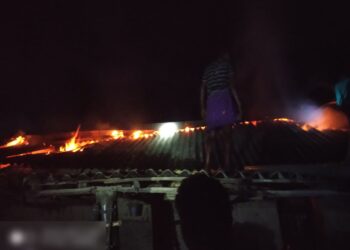 ভাতারে ভয়াবহ আগুনে ভস্মীভুত গোয়ালঘর