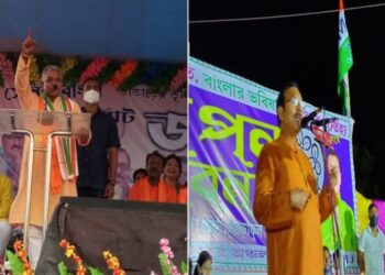 ভোটের প্রচারে তৃণমূল-বিজেপি বাকযুদ্ধ তুঙ্গে বর্ধমানে