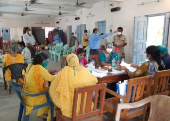 গলসিতে আয়োজন করা হল কোভিড পরীক্ষা শিবির