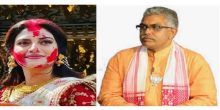 “নুসরত জাহাঁ সিঁদুর পড়ে ভারতীয় সংস্কৃতিকে লজ্জিত করেছেন” : দিলীপ ঘোষ