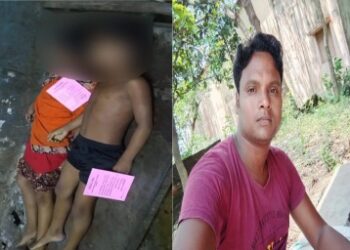 রায়নায় দুই নাবালিকা মেয়ের মৃত্যুর ঘটনায় মায়ের অভিযোগের ভিত্তিতে  গ্রেফতার বাবা