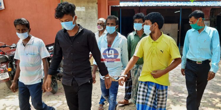 মঙ্গলকোটে ডাকাতির আগে ধৃত ৪ দুষ্কৃতি