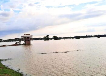 গলসির আটটি গ্রাম পঞ্চায়েতে জলের তলায় ধান জমি, ক্ষতির মুখে চাষিরা