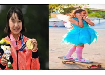 টোকিও অলিম্পিকে স্বর্ণ পদক জিতে ইতিহাস সৃষ্টি করল জাপানের ১৩ বছরের কিশোরী