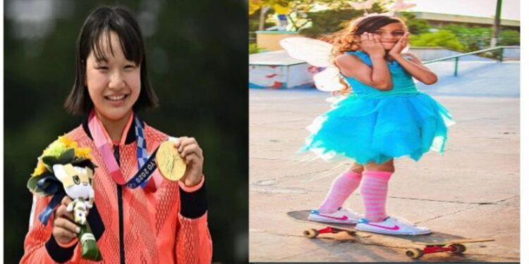 টোকিও অলিম্পিকে স্বর্ণ পদক জিতে ইতিহাস সৃষ্টি করল জাপানের ১৩ বছরের কিশোরী