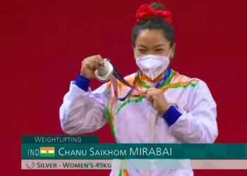 টোকিও অলিম্পিক :  ভারোত্তোলনে  রূপো মীরাবাঈ চানুর, প্রথম পদক জয় ভারতের