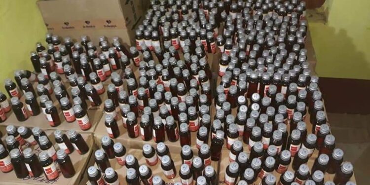 জয়রামবাটি থেকে উদ্ধার বিপুল পরিমান ফেনসিডিল সিরাপ