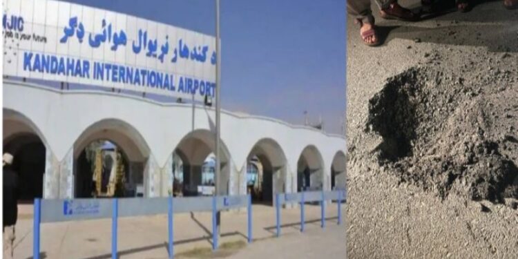 কান্দাহার বিমান বন্দরে রকেট হামলা, বন্ধ বিমান চলাচল