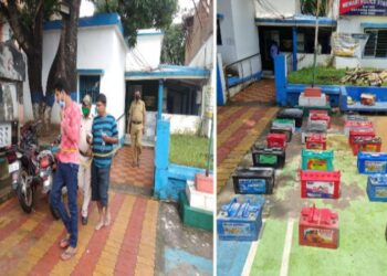 উত্তর ২৪ পরগনা থেকে গ্রেফতার লরির ব্যাটারি চুরি চক্রের এক পান্ডা, উদ্ধার ১৮ ব্যাটারি