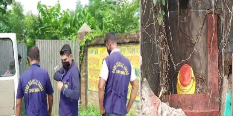 স্বাধীনতা দিবসের প্রাক্কালে জারিকেন ভর্তি বোমা উদ্ধার বর্ধমানে