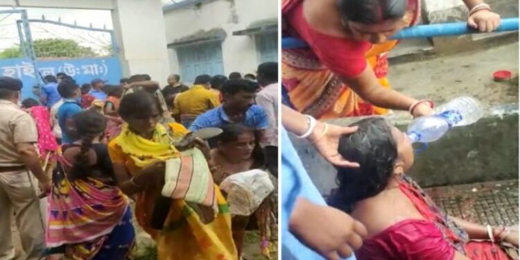 মালদায় ‘দূয়ারে সরকার’ শিবিরে হুড়োহুড়ি,আহত একাধিক মহিলা