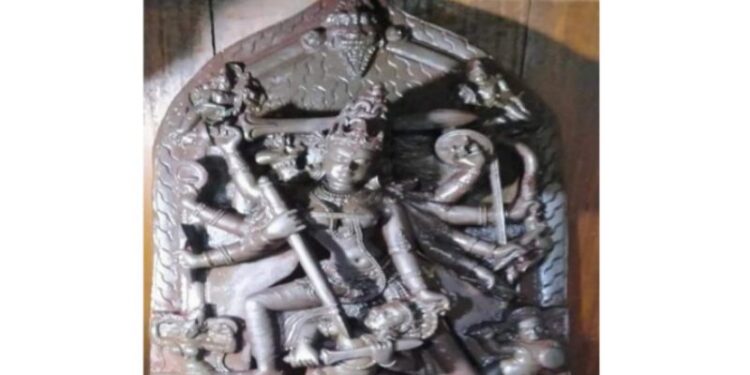 দেবী কন্দেশ্বরীর পূজো ঘিরে উৎসবের আমেজ মন্তেশ্বরের করন্দা গ্রামে