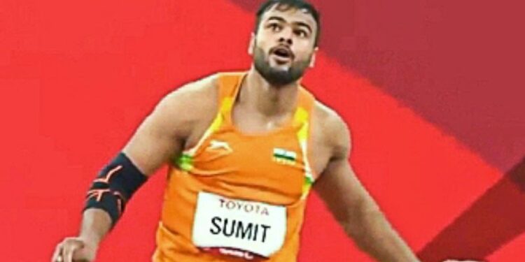টোকিও প্যারালিম্পিক্সে জ্যাভলিনে থ্রোতে ভারতের সুমিত আন্তিলের সোনা জয়