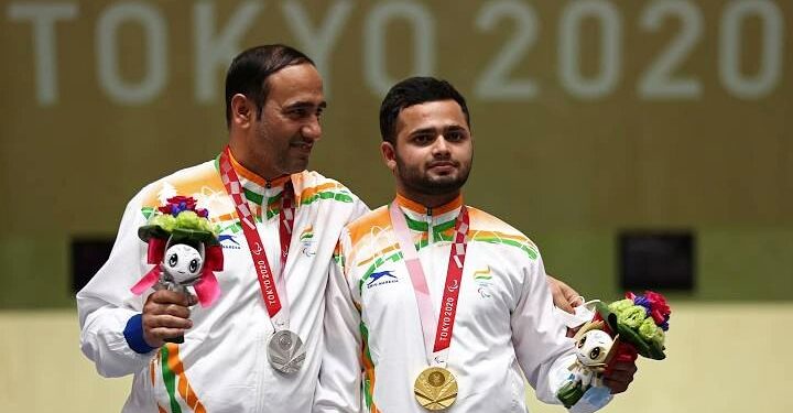 প্যারালিম্পিক্সে পুরুষদের ৫০ মিটার পিস্তল ইভেন্টে সোনা ও রুপো জয় ভারতের