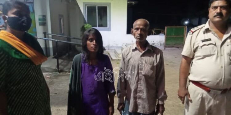 মূক ও বধির তরুনীকে উদ্ধার করে বাড়ি ফেরালো ভাতার থানার পুলিশ