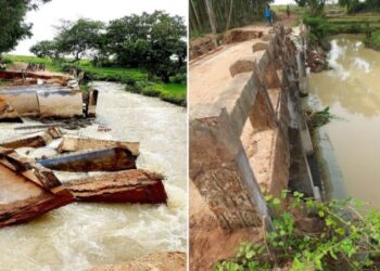 বাঁকুড়ায় সেতু ভেঙে বিচ্ছিন্ন ১০ গ্রামের মানুষ