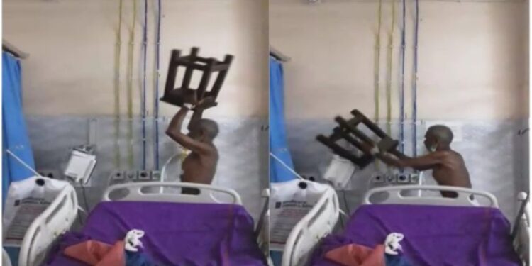 কাটোয়া হাসপাতালের এইচডিইউ বিভাগে বৃদ্ধ রোগীর তান্ডব, ভাঙচুর লক্ষাধিক টাকার উন্নতমানের চিকিৎসা সামগ্রী