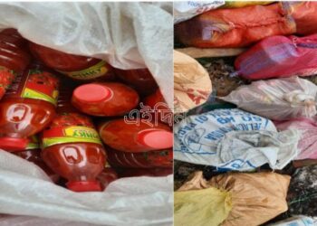 কাটোয়ায় ভেজাল সস তৈরির কারখানার হদিশ,গ্রেফতার মালিক,  উদ্ধার প্রচুর ভেজাল সস ও সস তৈরির উপকরন