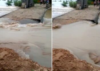 নির্মাণের ৬ মাসের মধ্যে ভেঙে পড়ল পাত্রসায়রের পাঁচপাড়া গ্রামের লকগেট,  প্লাবিত ঘরবাড়ি, কৃষিজমি