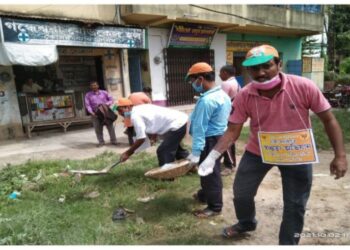 মন্তেশ্বরে বিজেপির স্বচ্ছতা অভিযান