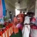দুর্গোৎসব উপলক্ষে ভাতারের রামকৃষ্ণ আশ্রমে বিশেষ পূজানুষ্ঠান ও মহিলাদের বস্ত্র বিতরন