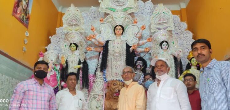 করোনা পরিস্থিতির কারনে সাংস্কৃতিক অনুষ্ঠান বাতিল ভাতারের উদয় সংঘের পূজোয়