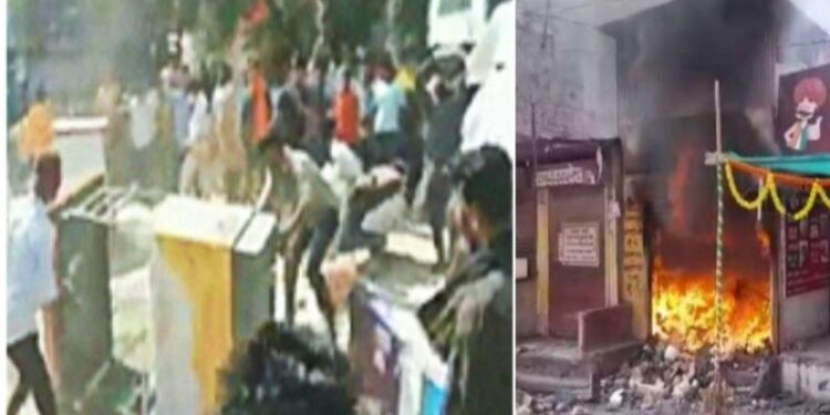 মহারাষ্ট্রের অমরাবতীতে বিজেপির ডাকা বনধ ঘিরে উত্তেজনা, দোকানে অগ্নিসংযোগ, লাঠিচার্জ পুলিশের
