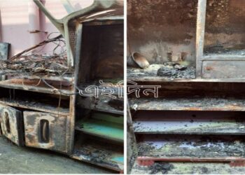 কাটোয়ায় তালাবন্ধ ঘরে অগ্নিকাণ্ড, ভস্মীভূত নগদসহ ৫ লক্ষাধিক টাকার সামগ্রী