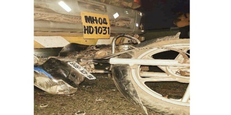 বর্ধমানে কন্টেনারের ধাক্কায় মৃত্যু বাইক আরোহীর