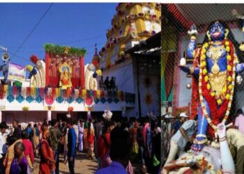 উত্তরবঙ্গের দ্বিতীয় বৃহত্তম ও ঐতিহ্যপূর্ণ মাতা বোল্লা রক্ষাকালী পুজো ঘিরে উৎসবের আমেজ