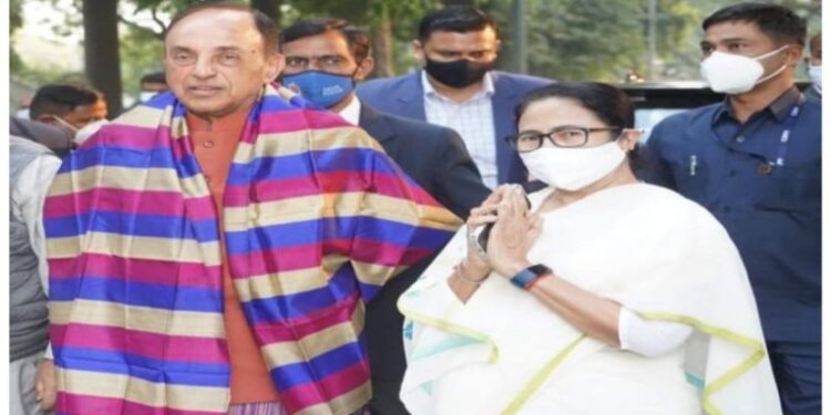 “মোদি সরকার সব ক্ষেত্রেই ব্যর্থ” :  মমতার সঙ্গে দেখা করার পর কেন্দ্রকে নিশানা সুব্রহ্মণ্যম স্বামীর