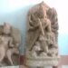 মালদায় মহানন্দা নদী থেকে উদ্ধার শতাব্দী প্রাচীন দুটি পাথরের মূর্তি