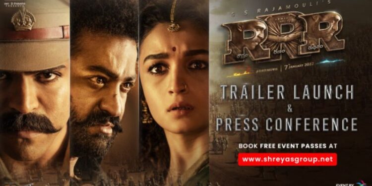 রিলিজ হল অ্যাকশন ড্রামা ‘আরআরআর’- এর ট্রেলার