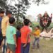 বাংলাদেশের বাস্তচ্যুতদের প্রতিষ্ঠিত রক্ষা কালী পূজো ঘিরে উৎসব মুখর বাঁকুড়ার চরগোবিন্দপুর গ্রাম