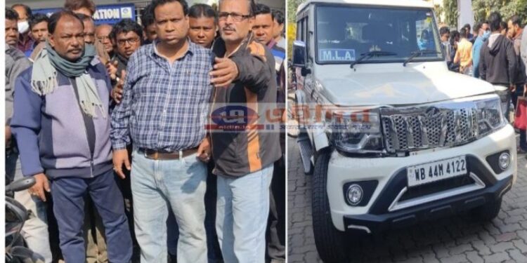 কলকাতা যাওয়ার পথে দুর্ঘটনায় জখম কালনার তৃণমূল বিধায়ক